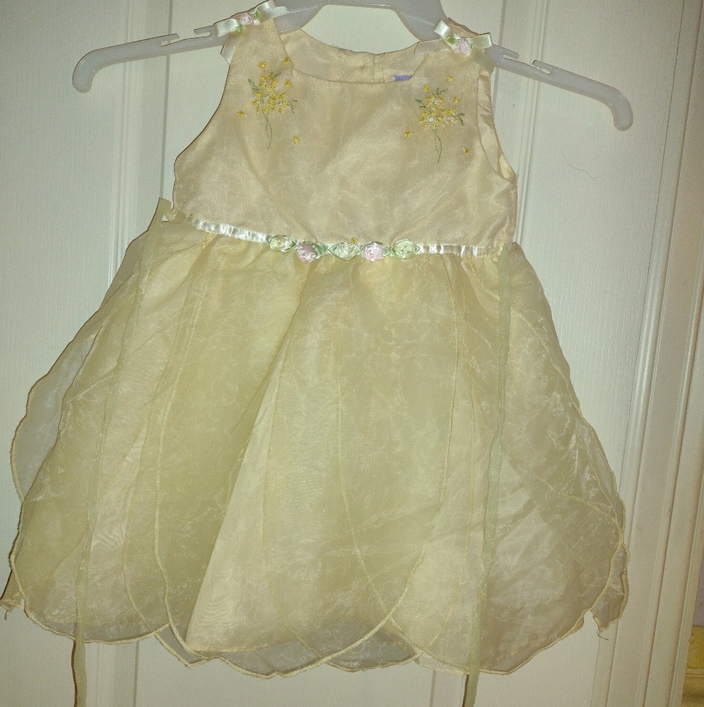 Purple Candy Toddler Special Occasion Yellow Girl Dress